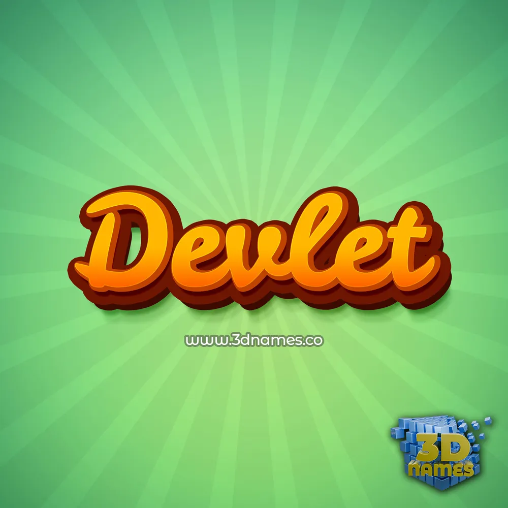 devlet in Green Rays style - 3D name wallpaper devlet in Green Rays style - 3D name wallpaper