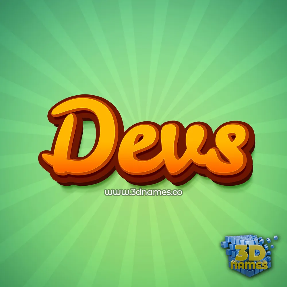 devs in Green Rays style - 3D name wallpaper devs in Green Rays style - 3D name wallpaper
