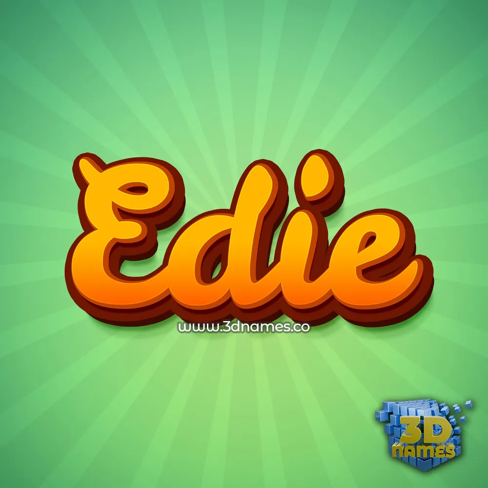 edie in Green Rays style - 3D name wallpaper edie in Green Rays style - 3D name wallpaper