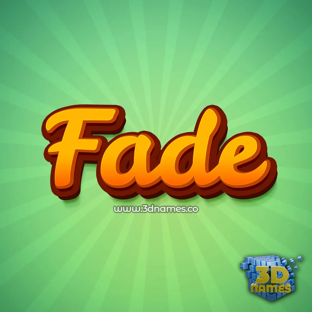 fade in Green Rays style - 3D name wallpaper fade in Green Rays style - 3D name wallpaper