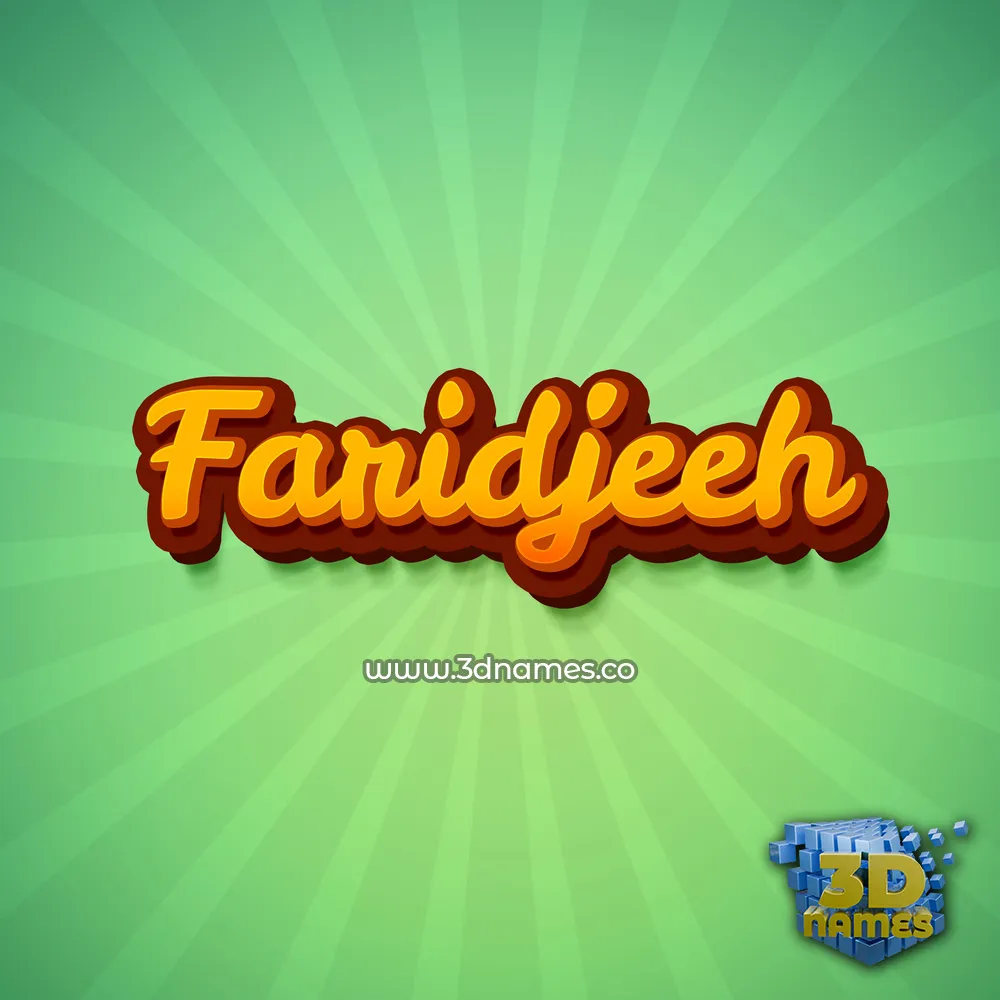 faridjeeh in Green Rays style - 3D name wallpaper faridjeeh in Green Rays style - 3D name wallpaper
