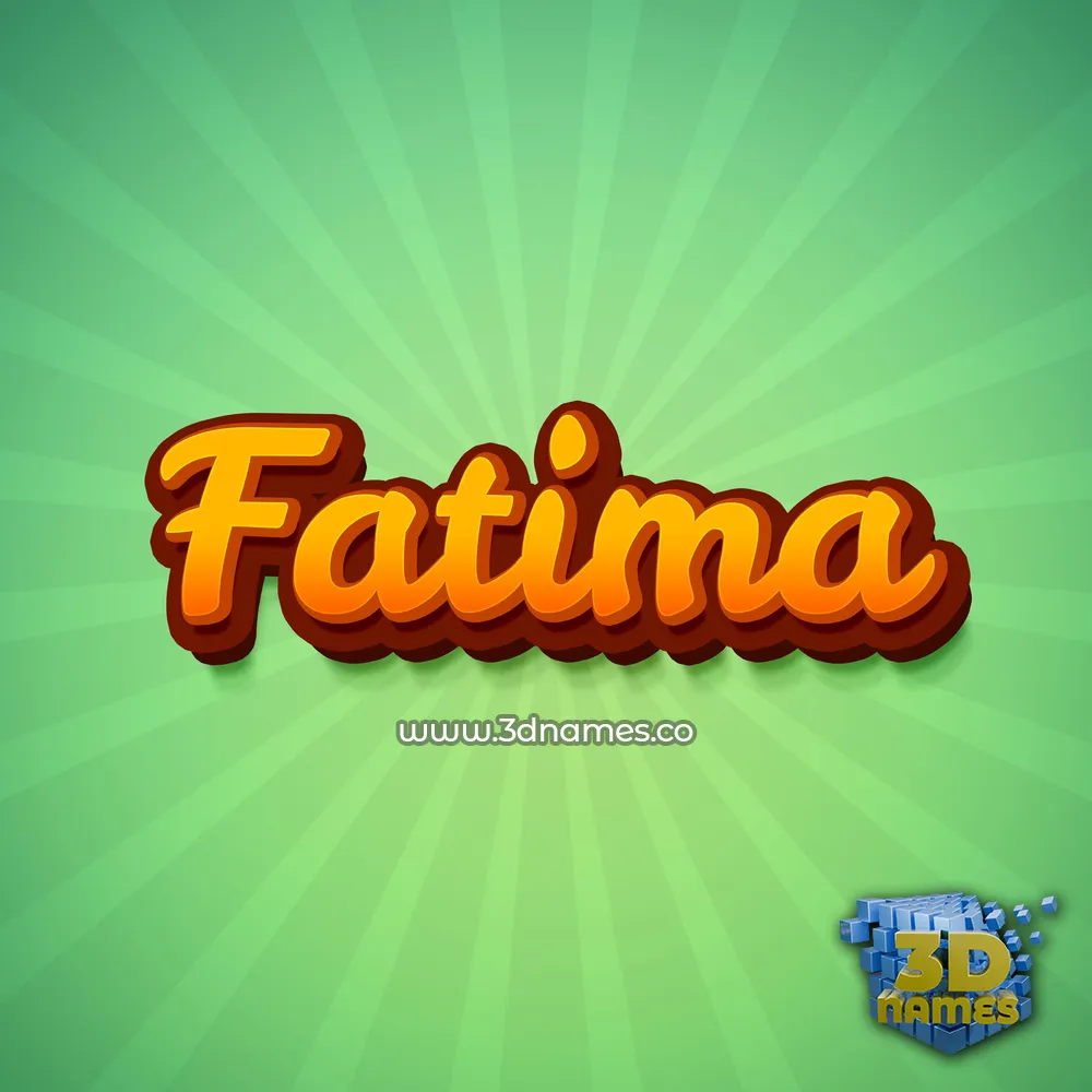 fatima in Green Rays style - 3D name wallpaper fatima in Green Rays style - 3D name wallpaper