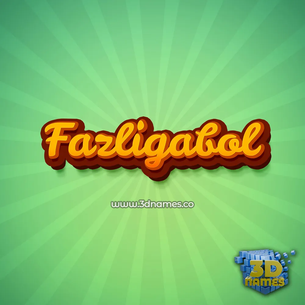 fazligabol in Green Rays style - 3D name wallpaper fazligabol in Green Rays style - 3D name wallpaper