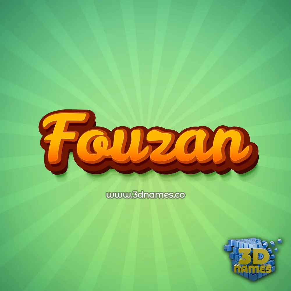 fouzan in Green Rays style - 3D name wallpaper fouzan in Green Rays style - 3D name wallpaper