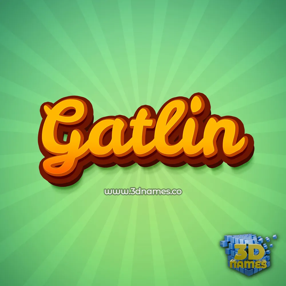 gatlin in Green Rays style - 3D name wallpaper gatlin in Green Rays style - 3D name wallpaper