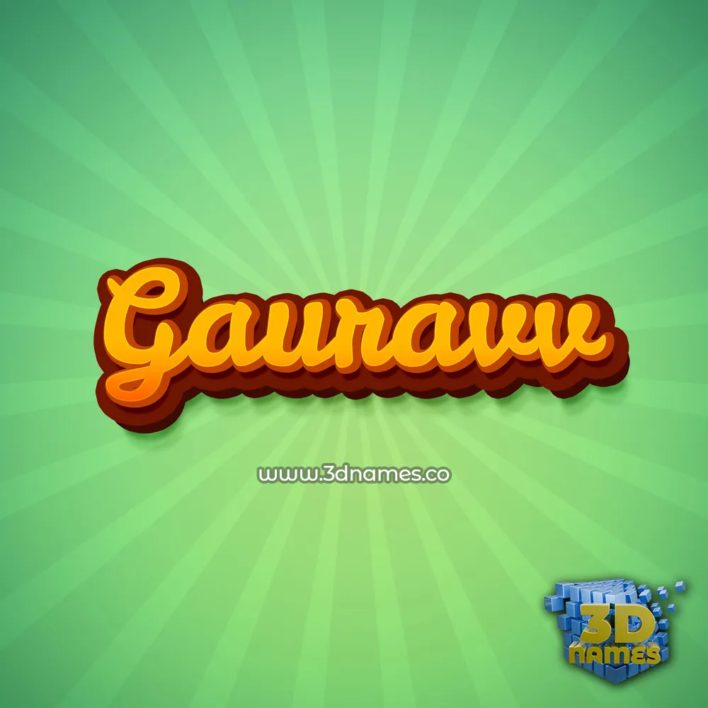 gauravv in Green Rays style - 3D name wallpaper gauravv in Green Rays style - 3D name wallpaper
