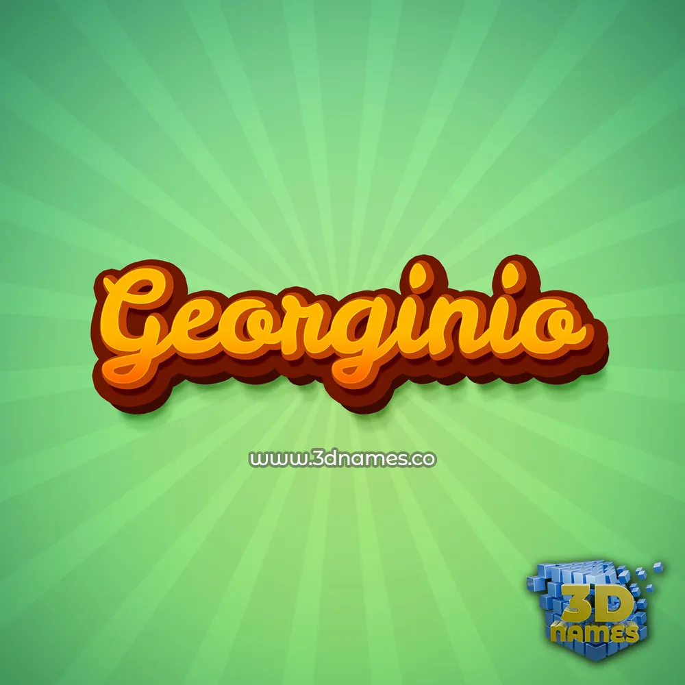 georginio in Green Rays style - 3D name wallpaper georginio in Green Rays style - 3D name wallpaper