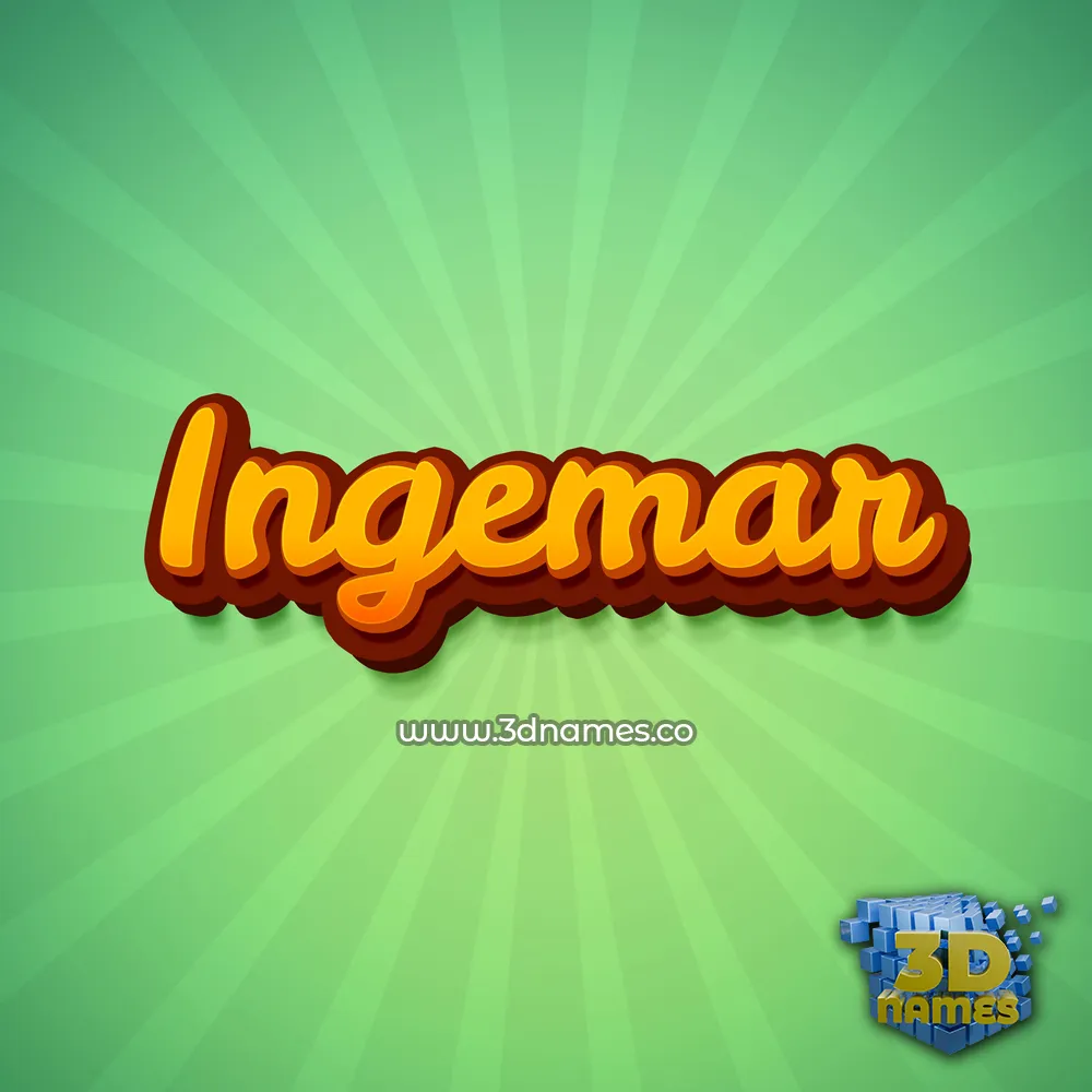ingemar in Green Rays style - 3D name wallpaper ingemar in Green Rays style - 3D name wallpaper