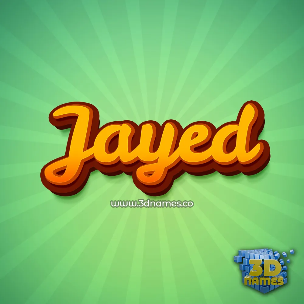 jayed in Green Rays style - 3D name wallpaper jayed in Green Rays style - 3D name wallpaper