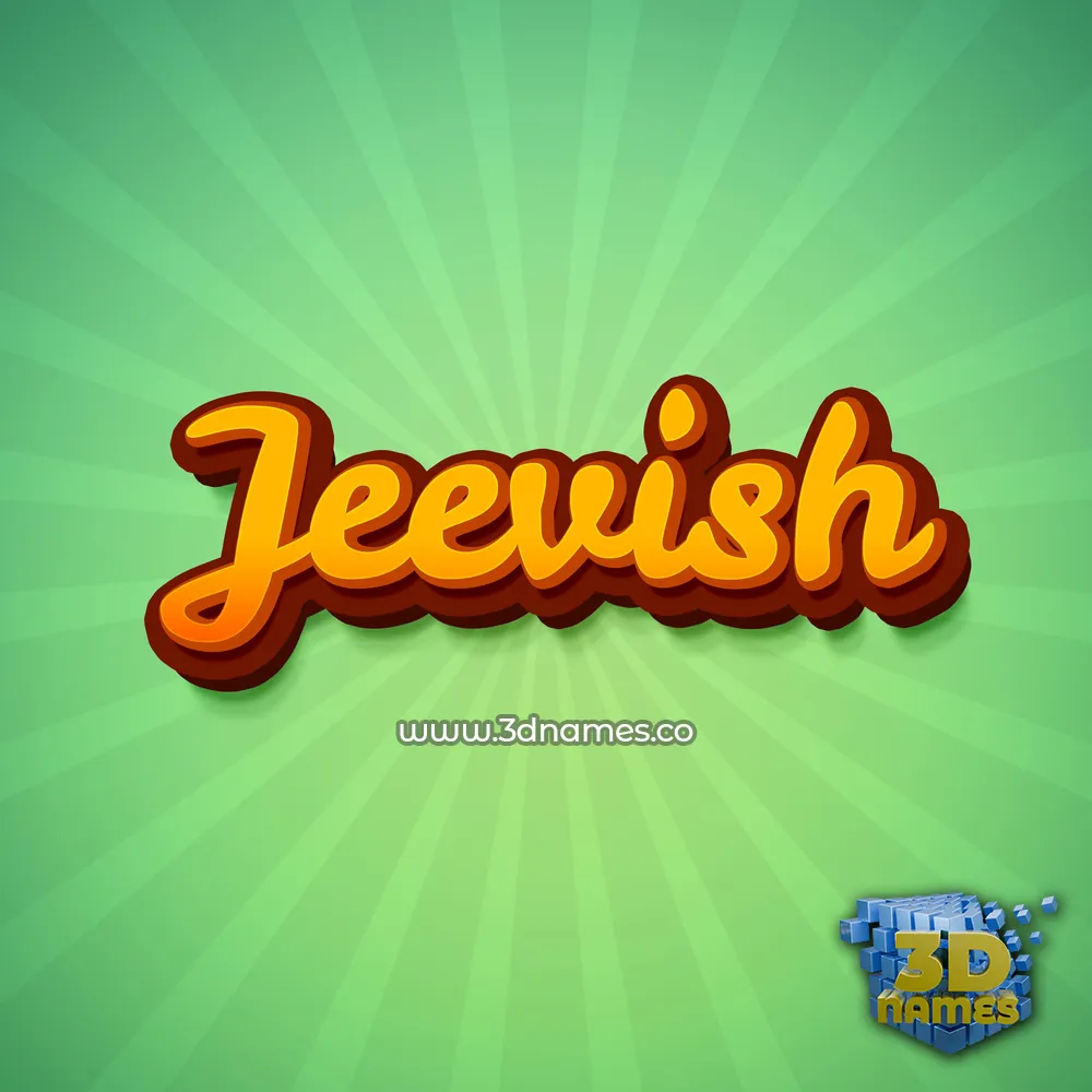 jeevish in Green Rays style - 3D name wallpaper jeevish in Green Rays style - 3D name wallpaper