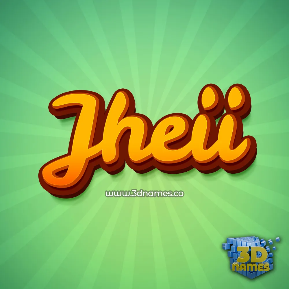 jheii in Green Rays style - 3D name wallpaper jheii in Green Rays style - 3D name wallpaper