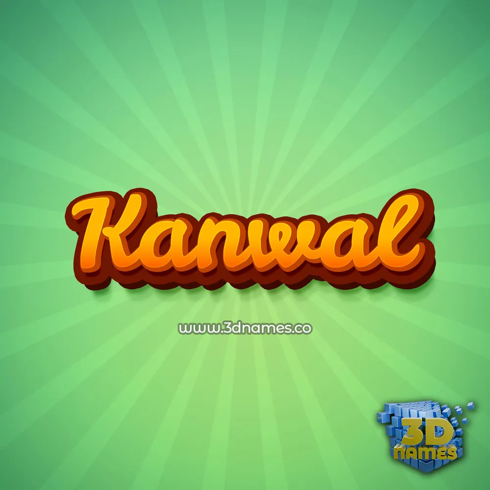 kanwal in Green Rays style - 3D name wallpaper kanwal in Green Rays style - 3D name wallpaper
