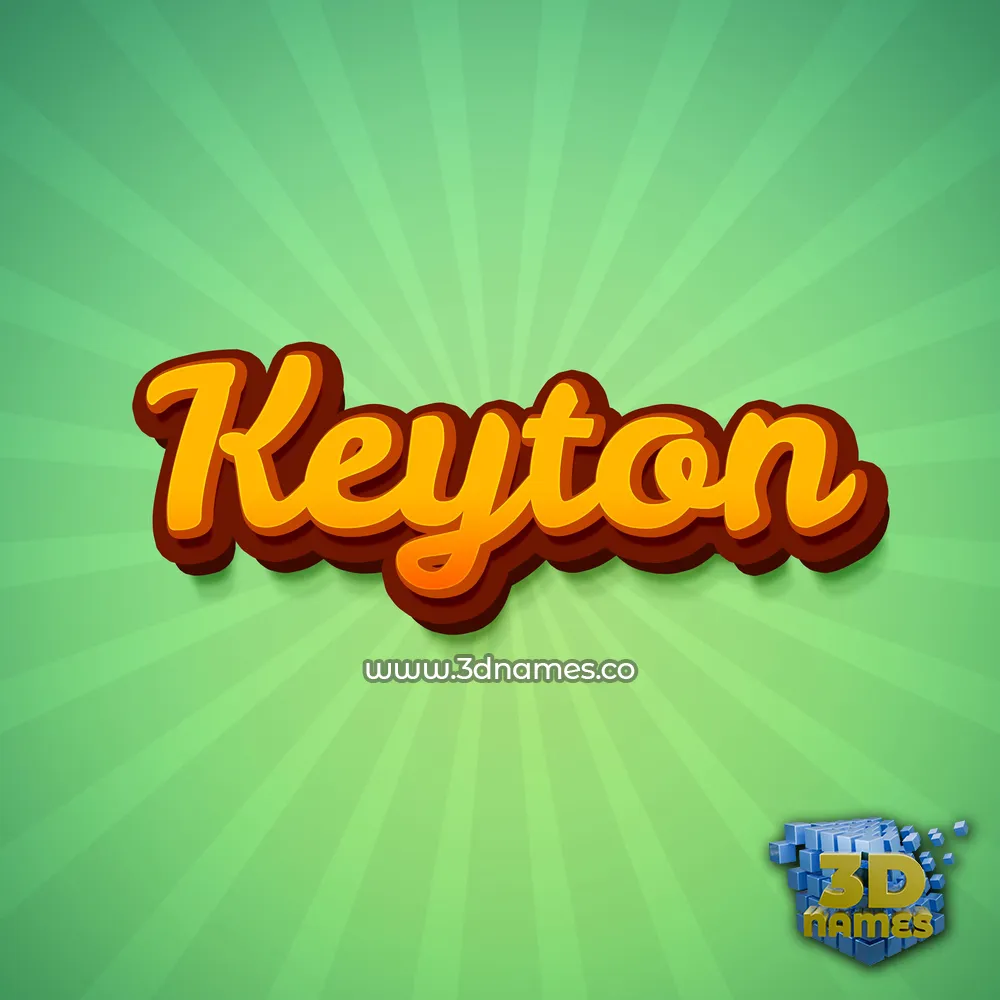 keyton in Green Rays style - 3D name wallpaper keyton in Green Rays style - 3D name wallpaper