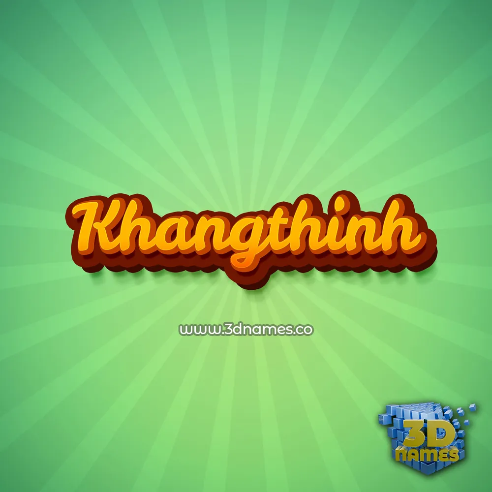 khangthinh in Green Rays style - 3D name wallpaper khangthinh in Green Rays style - 3D name wallpaper