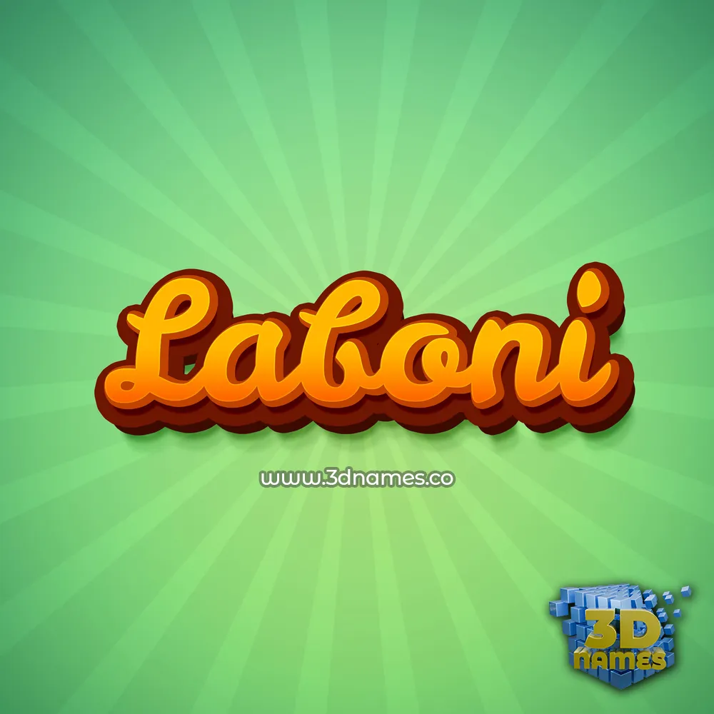 laboni in Green Rays style - 3D name wallpaper laboni in Green Rays style - 3D name wallpaper