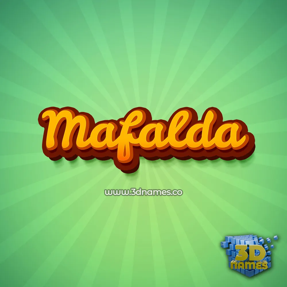 mafalda in Green Rays style - 3D name wallpaper mafalda in Green Rays style - 3D name wallpaper