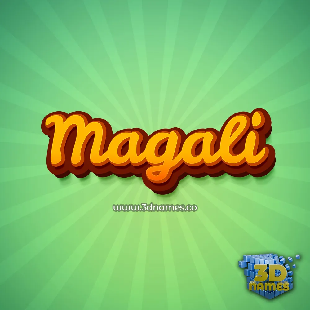 magali in Green Rays style - 3D name wallpaper magali in Green Rays style - 3D name wallpaper
