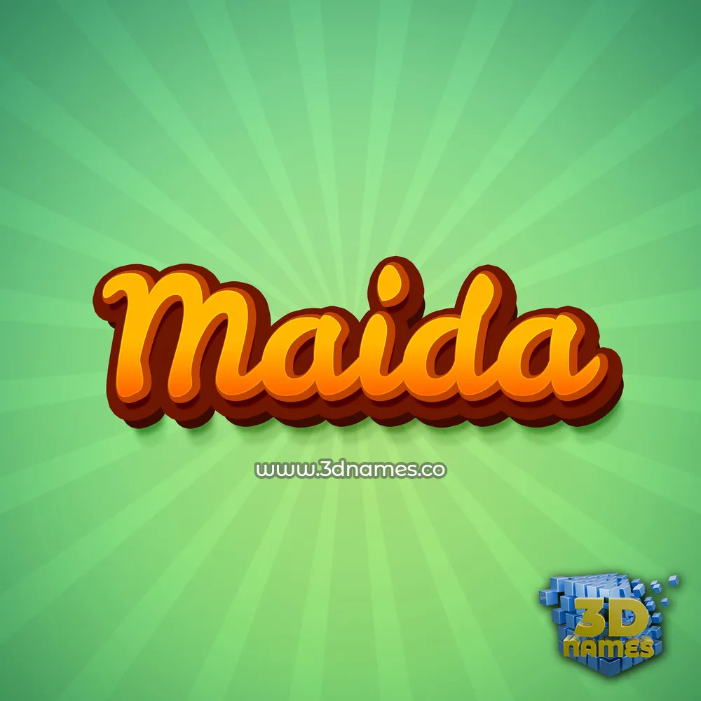 maida in Green Rays style - 3D name wallpaper maida in Green Rays style - 3D name wallpaper