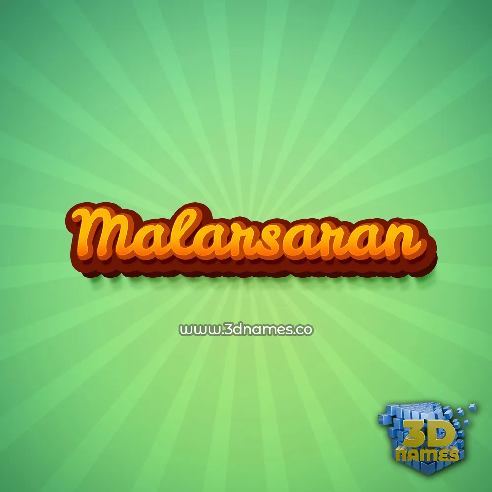 malarsaran in Green Rays style - 3D name wallpaper malarsaran in Green Rays style - 3D name wallpaper