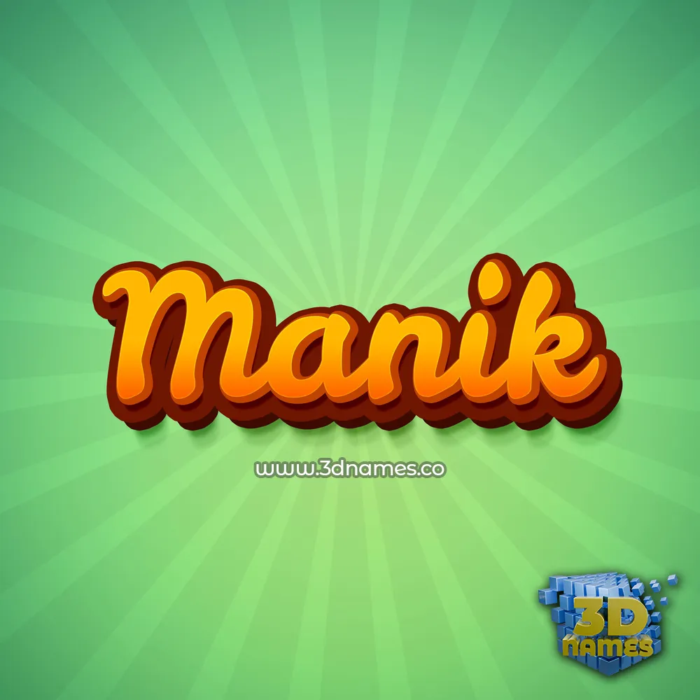 manik in Green Rays style - 3D name wallpaper manik in Green Rays style - 3D name wallpaper