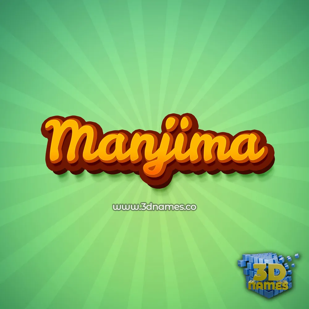 manjima in Green Rays style - 3D name wallpaper manjima in Green Rays style - 3D name wallpaper