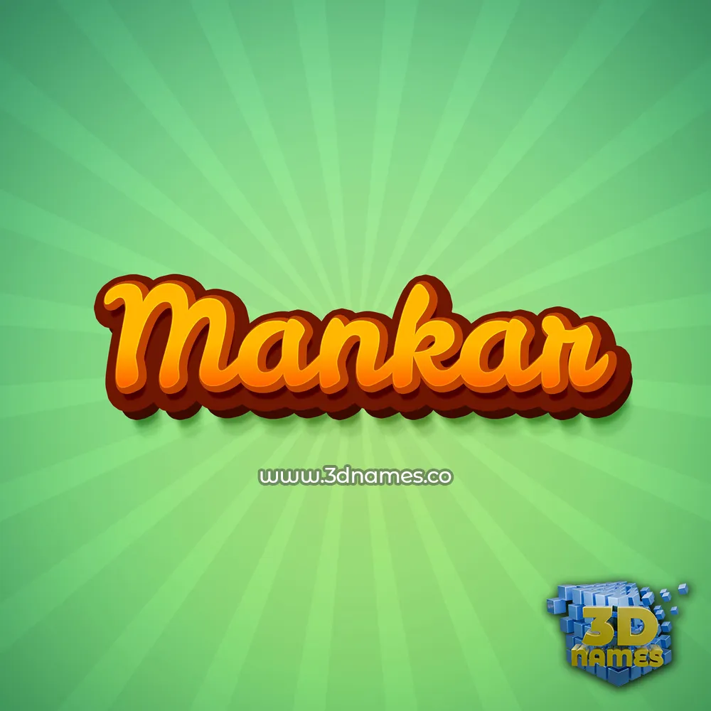 mankar in Green Rays style - 3D name wallpaper mankar in Green Rays style - 3D name wallpaper
