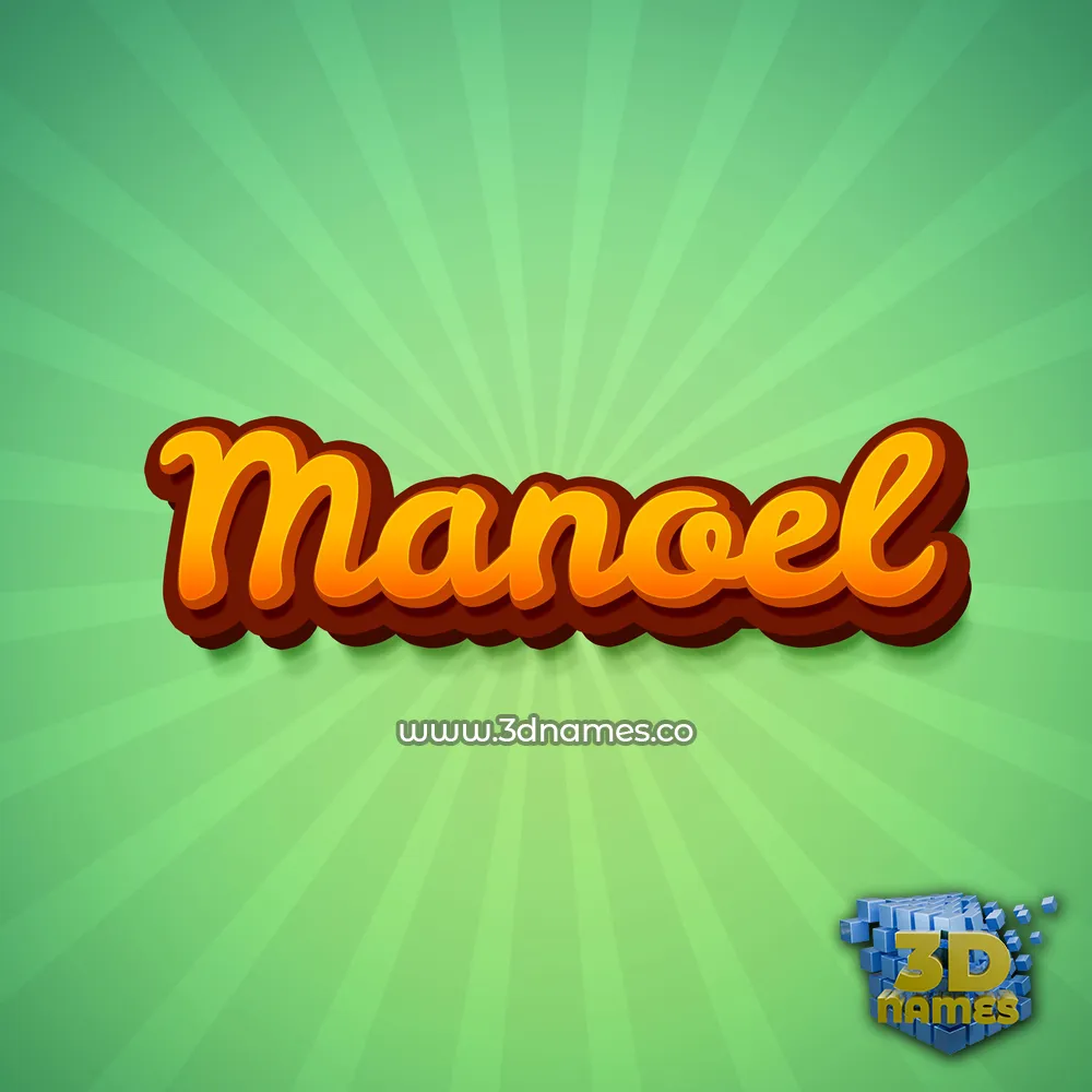 manoel in Green Rays style - 3D name wallpaper manoel in Green Rays style - 3D name wallpaper