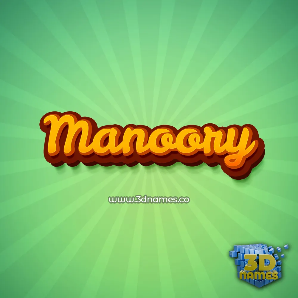 manoory in Green Rays style - 3D name wallpaper manoory in Green Rays style - 3D name wallpaper
