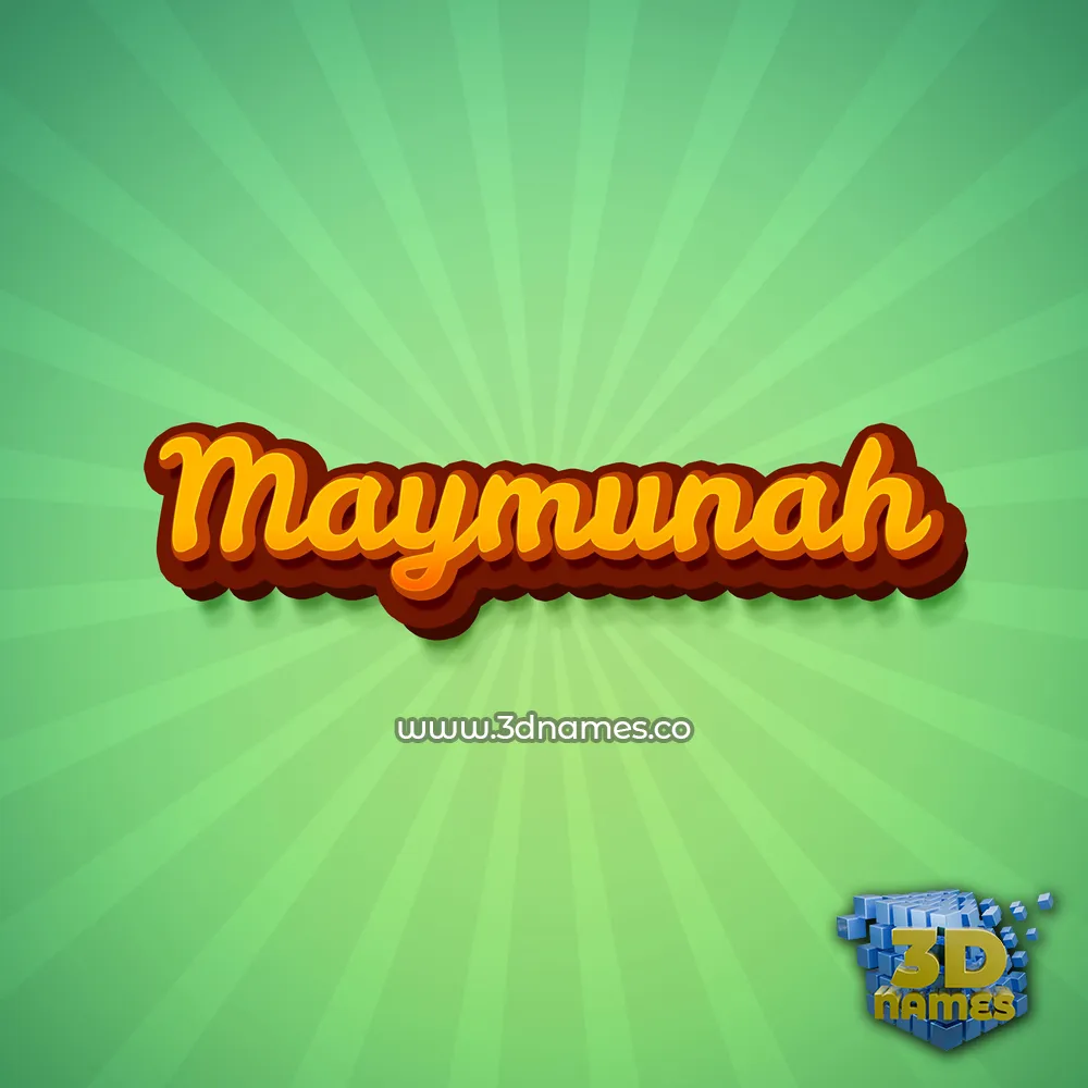 maymunah in Green Rays style - 3D name wallpaper maymunah in Green Rays style - 3D name wallpaper