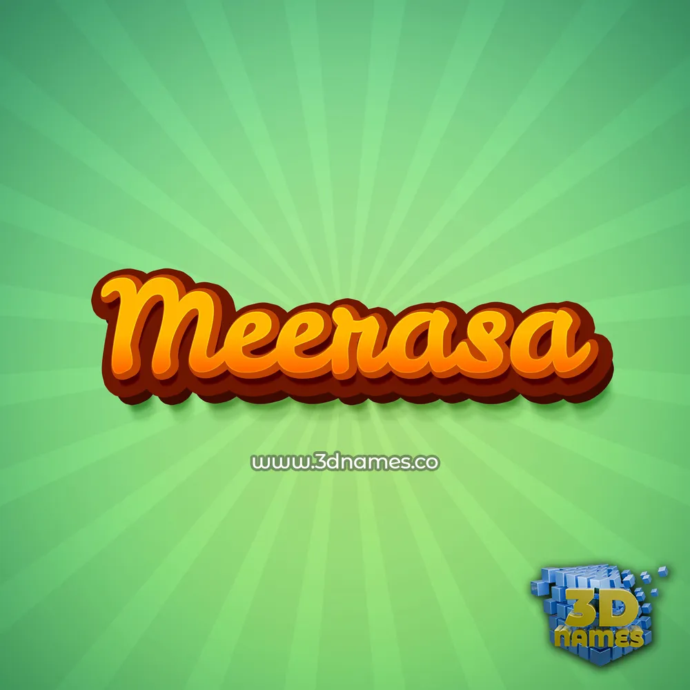 meerasa in Green Rays style - 3D name wallpaper meerasa in Green Rays style - 3D name wallpaper