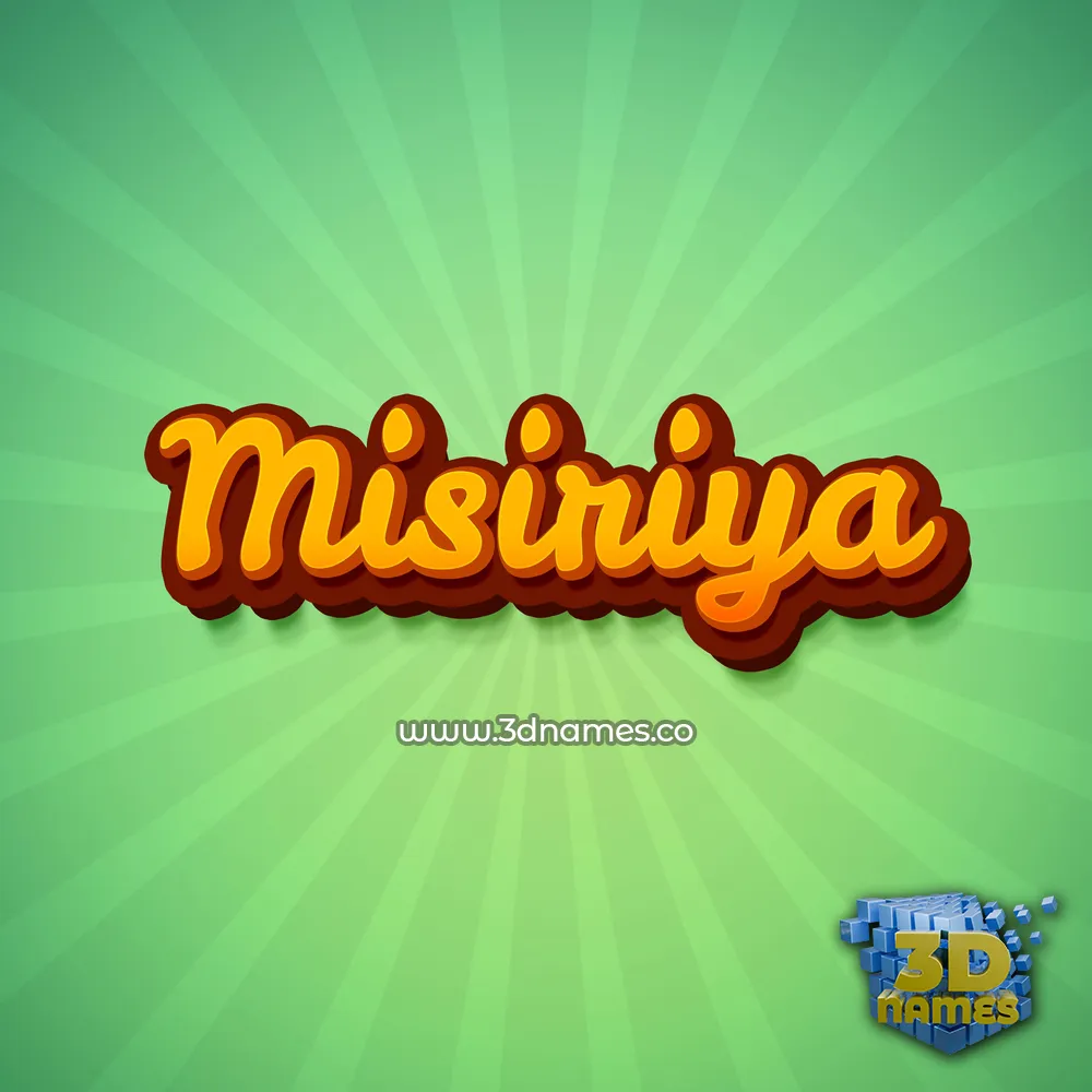 misiriya in Green Rays style - 3D name wallpaper misiriya in Green Rays style - 3D name wallpaper