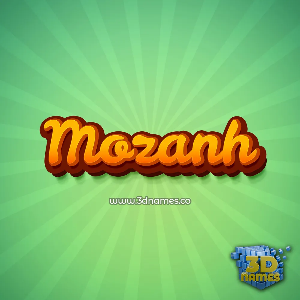 mozanh in Green Rays style - 3D name wallpaper mozanh in Green Rays style - 3D name wallpaper