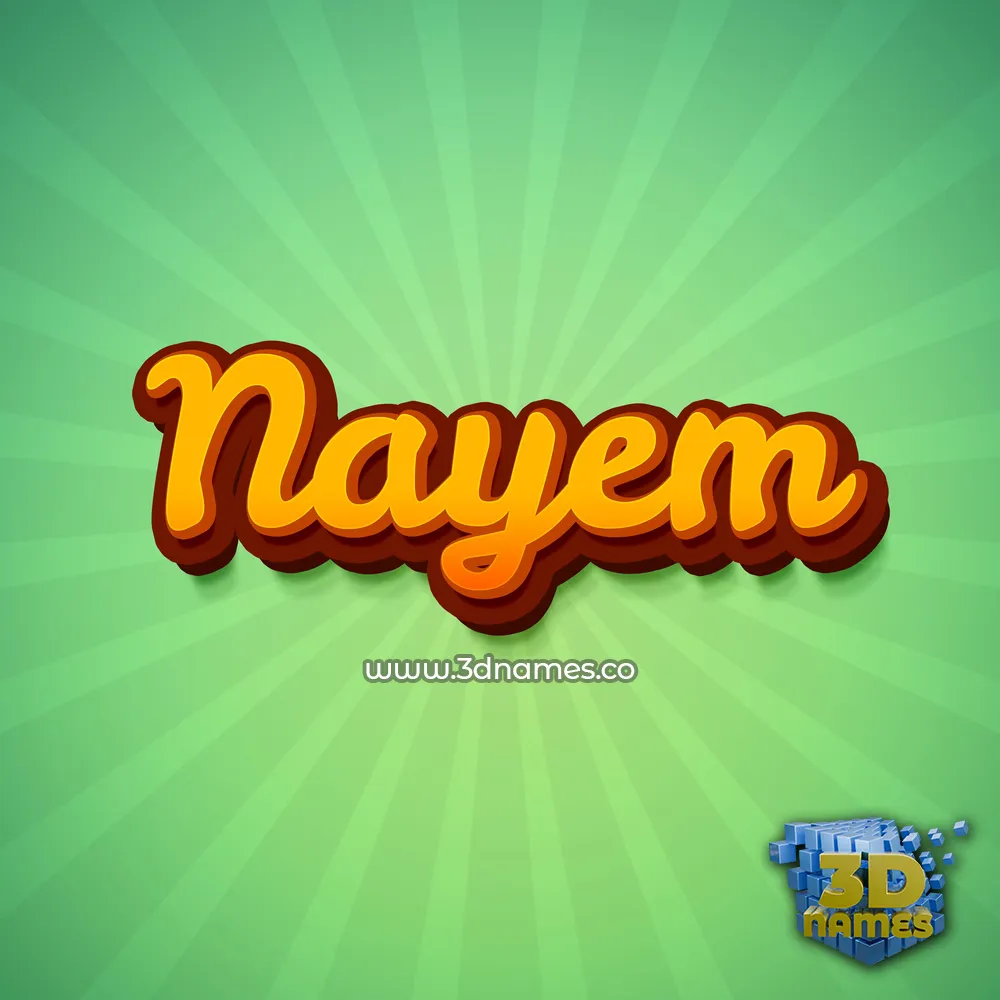 nayem in Green Rays style - 3D name wallpaper nayem in Green Rays style - 3D name wallpaper