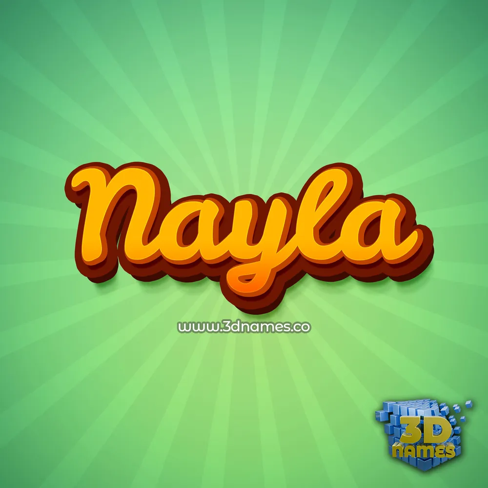 nayla in Green Rays style - 3D name wallpaper nayla in Green Rays style - 3D name wallpaper