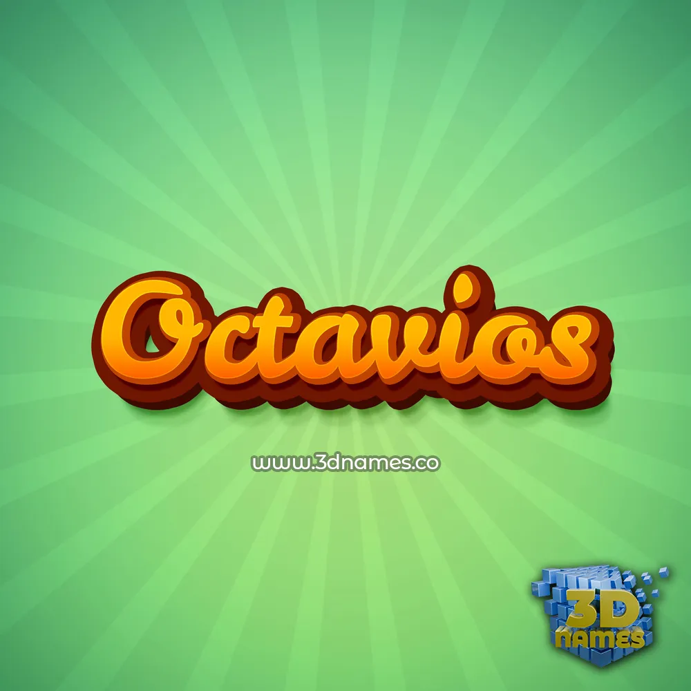 octavios in Green Rays style - 3D name wallpaper octavios in Green Rays style - 3D name wallpaper