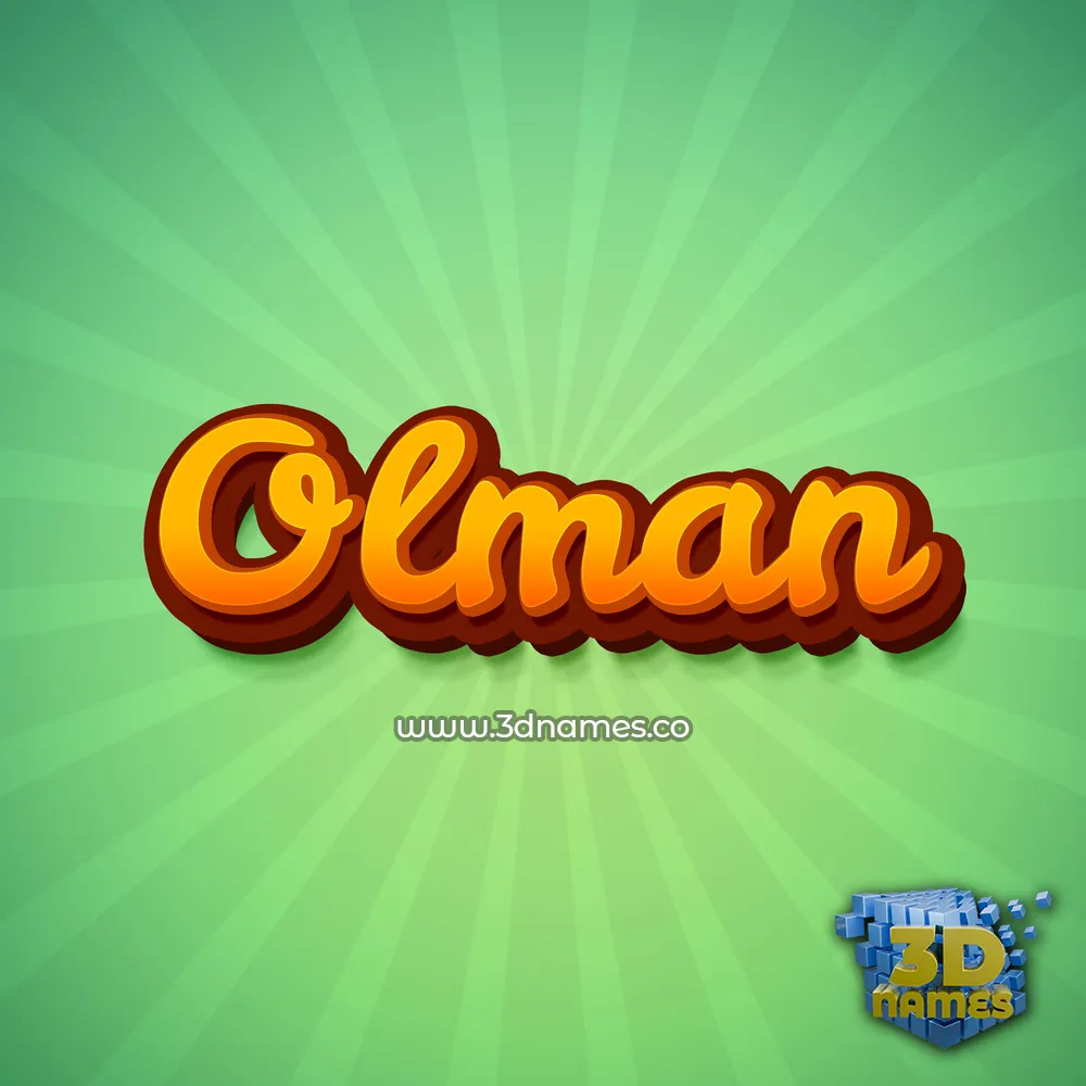 olman in Green Rays style - 3D name wallpaper olman in Green Rays style - 3D name wallpaper