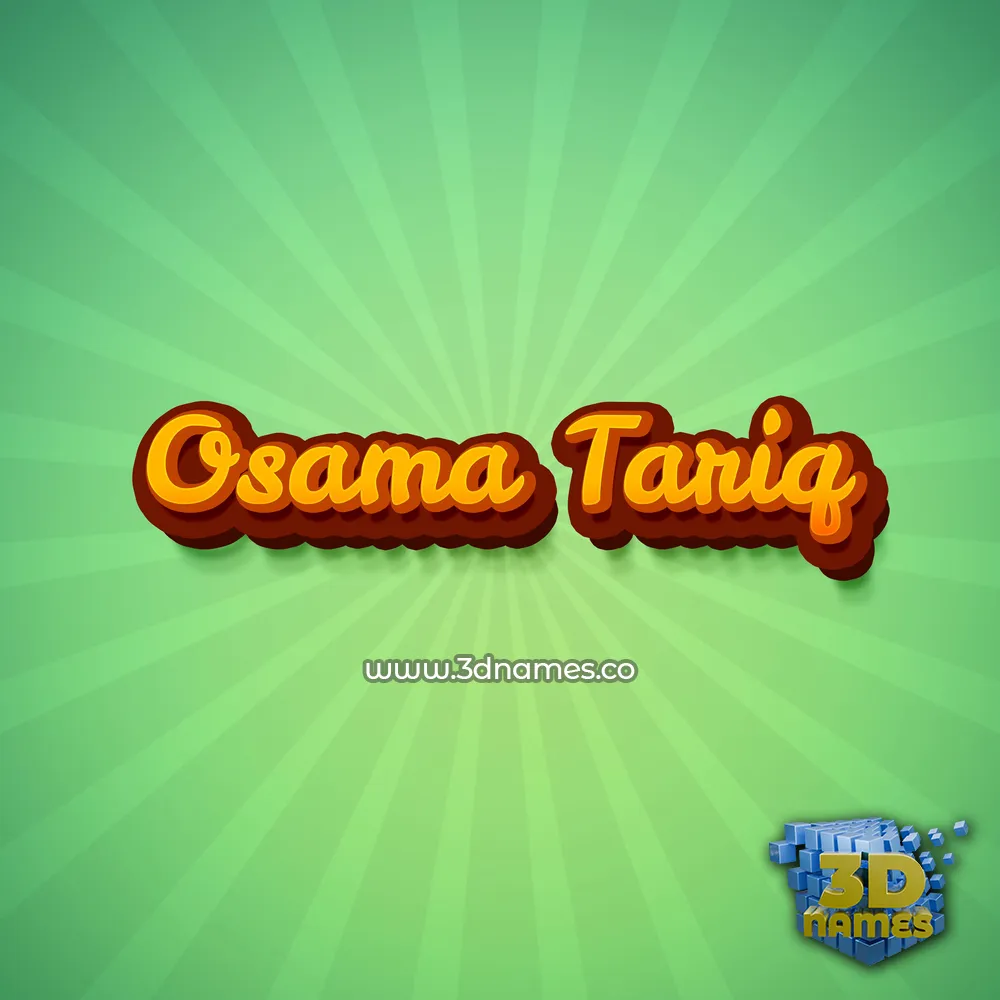 osama tariq in Green Rays style - 3D name wallpaper osama tariq in Green Rays style - 3D name wallpaper