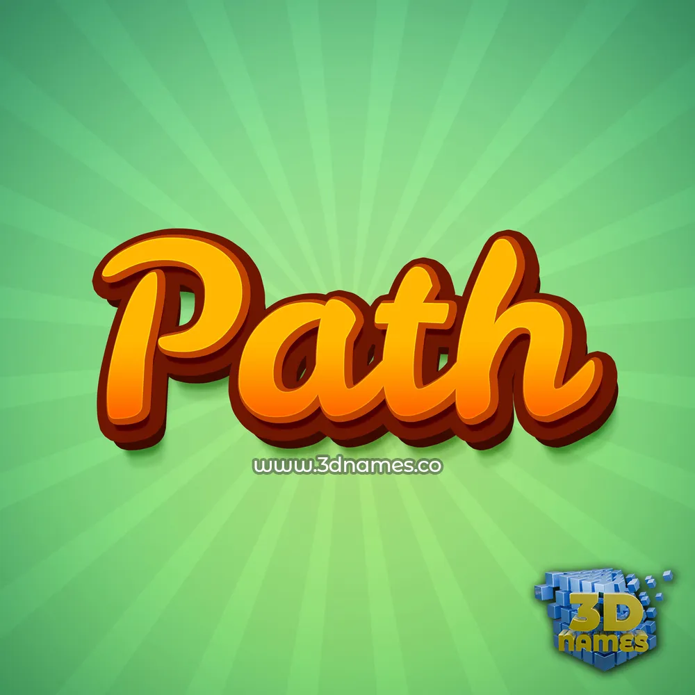 path in Green Rays style - 3D name wallpaper path in Green Rays style - 3D name wallpaper