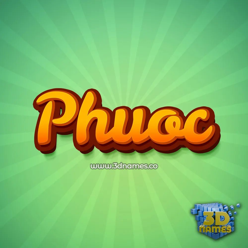 phuoc in Green Rays style - 3D name wallpaper phuoc in Green Rays style - 3D name wallpaper