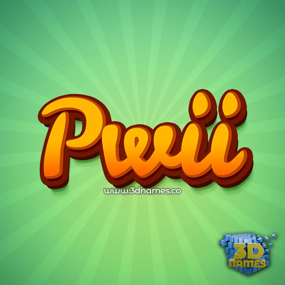 pwii in Green Rays style - 3D name wallpaper pwii in Green Rays style - 3D name wallpaper