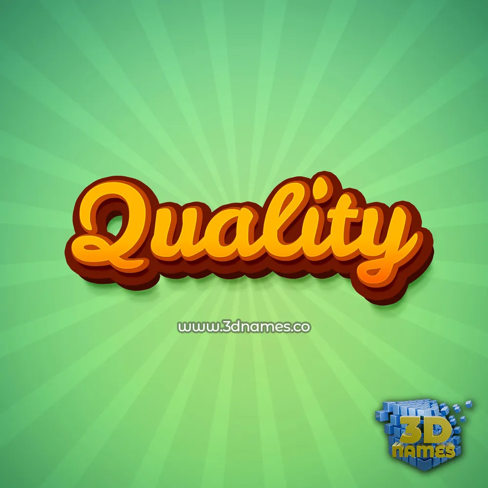 quality in Green Rays style - 3D name wallpaper quality in Green Rays style - 3D name wallpaper