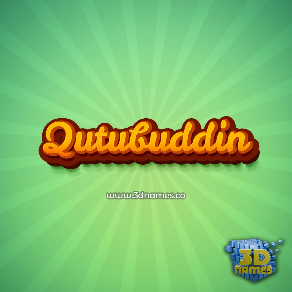 qutubuddin in Green Rays style - 3D name wallpaper qutubuddin in Green Rays style - 3D name wallpaper