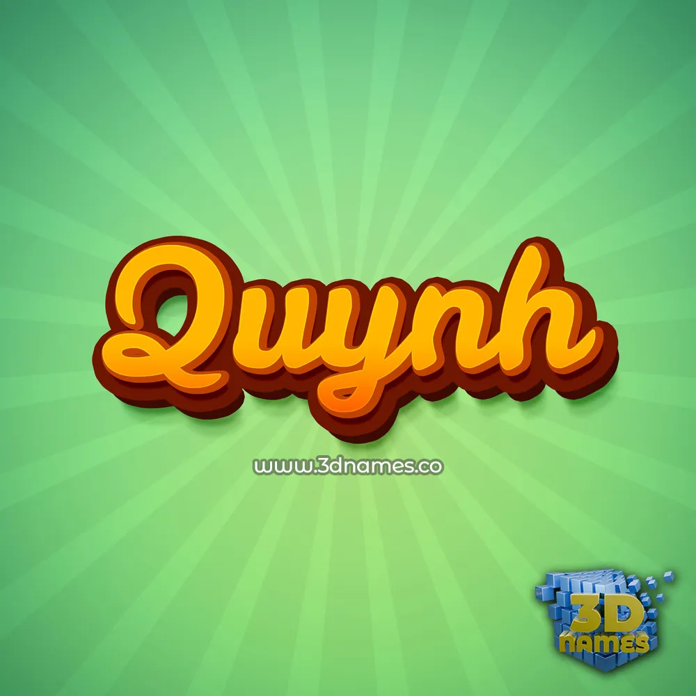 quynh in Green Rays style - 3D name wallpaper quynh in Green Rays style - 3D name wallpaper