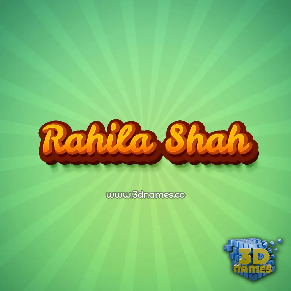 rahila shah in Green Rays style - 3D name wallpaper rahila shah in Green Rays style - 3D name wallpaper