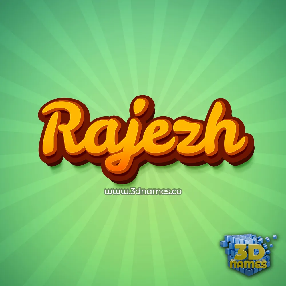 rajezh in Green Rays style - 3D name wallpaper rajezh in Green Rays style - 3D name wallpaper