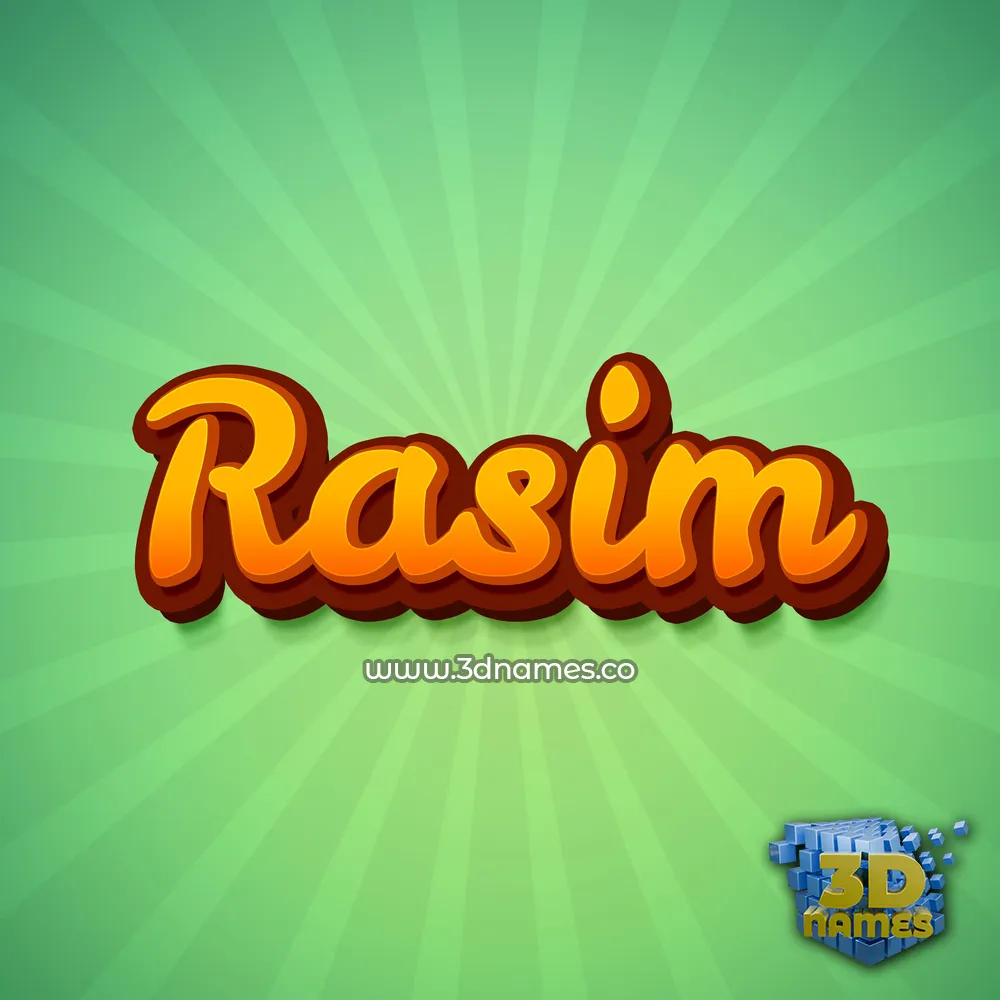 rasim in Green Rays style - 3D name wallpaper rasim in Green Rays style - 3D name wallpaper