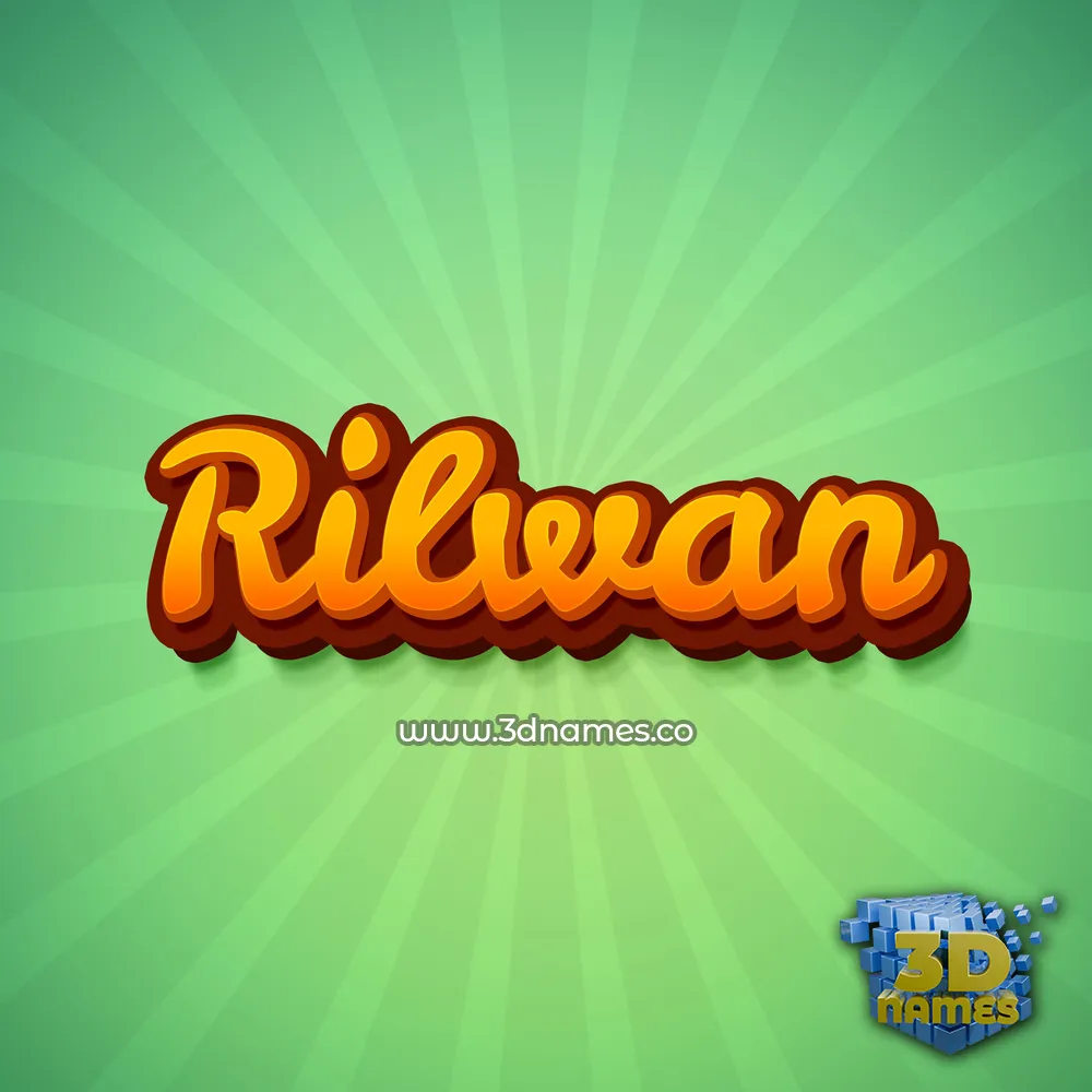 rilwan in Green Rays style - 3D name wallpaper rilwan in Green Rays style - 3D name wallpaper