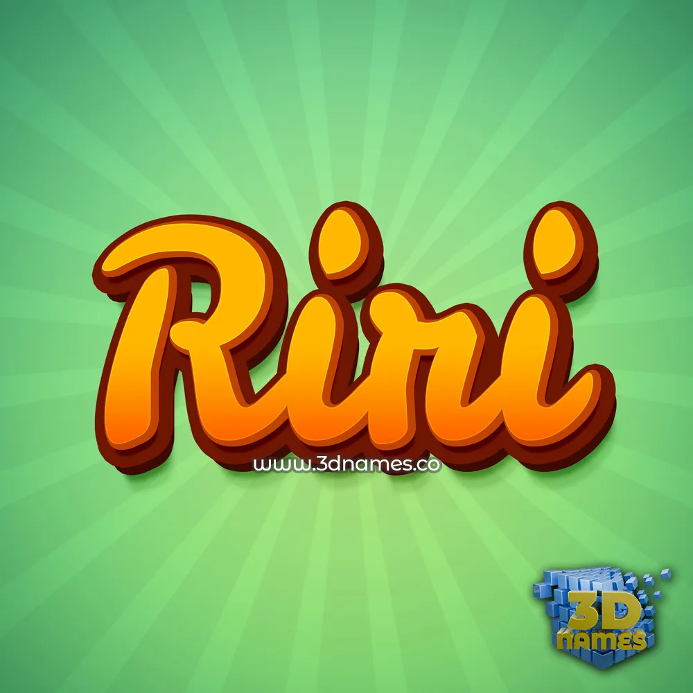 riri in Green Rays style - 3D name wallpaper riri in Green Rays style - 3D name wallpaper