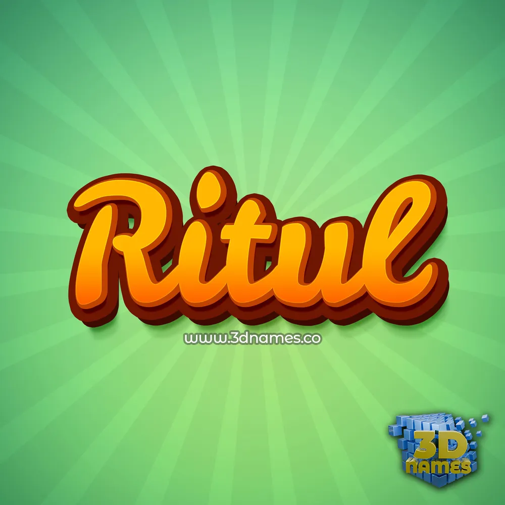 ritul in Green Rays style - 3D name wallpaper ritul in Green Rays style - 3D name wallpaper