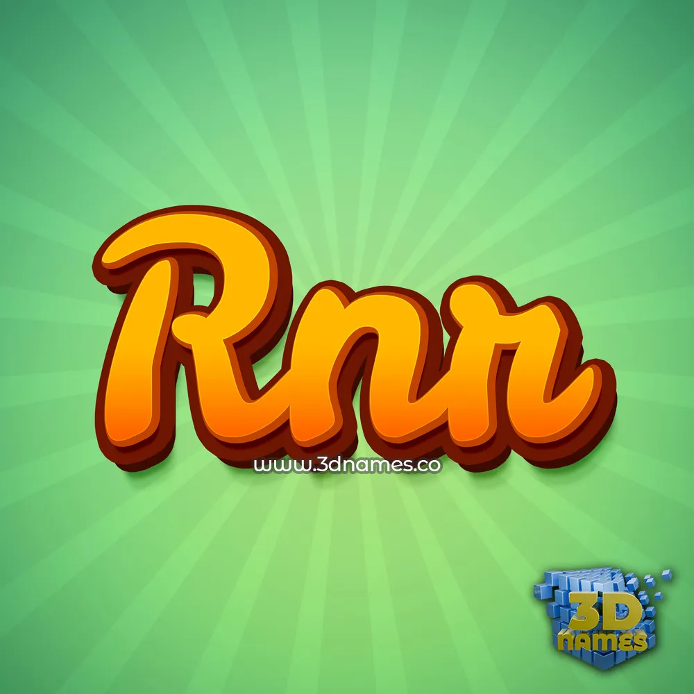 rnr in Green Rays style - 3D name wallpaper rnr in Green Rays style - 3D name wallpaper